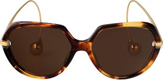 Bottega Veneta Geometrical Sunglasses Bv1436 S 002