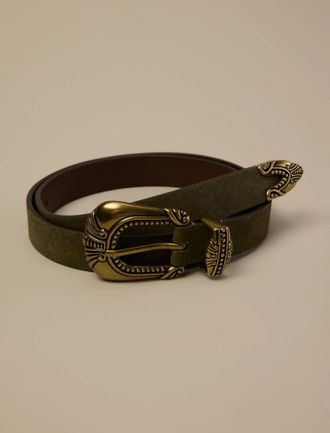 Lucky Brand Western Suede Belt