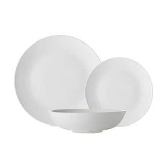 Maxwell & Williams Maxwell&williams Servizio Di Piatti Coupe Bianco 12 Pezzi