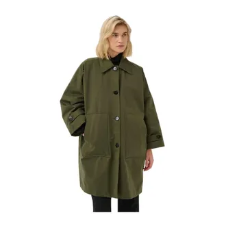 MY ESSENTIAL WARDROBE LyonMW OS Jacket - Dames - Jassen - Groen - Maat: Xs/S Katoen