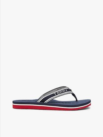 Tommy Hilfiger Webbing Strap Signature Flip-Flops