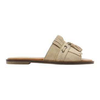 VIA VAI Schoenen, Dames, Beige, 41 EU, Leer, Vita Eva Slippers