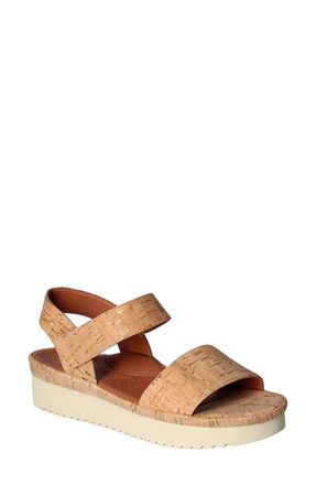 L'Amour Des Pieds Abrilla Platform Sandal in Natural/Gold at Nordstrom, Size 5.5
