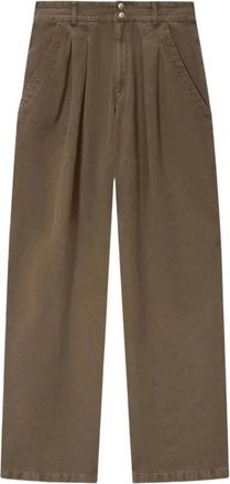 Isabel Marant Wide Jeans, female, Brown, Size: M Nadine Trousers