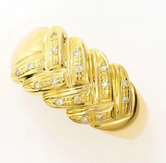 C&A Yellow Gold Yellow Gold (18K) Band Ring (Pre-Owned)