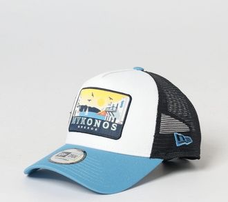 New Era Cappello 9Forty Mykonos in cotone e nylon a rete con patch