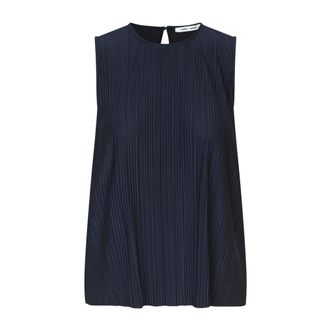 Sams&oslash;e & Sams&oslash;e Tops, Dames, Blauw, L, Stijlvolle Top voor Vrouwen