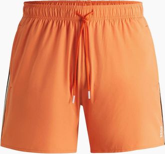 HUGO BOSS Mens BOSS Black Iconic Swim Shorts S1-25 823 Bright Orange - Size: 37/36/32