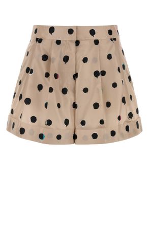 Fendi Printed Taffeta Shorts