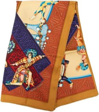 Herm&egrave;s Pre-owned Les Ballets Russes Scarf - Dames - Vintage Accessoires - Veelkleurig - ONE Size - Vintage