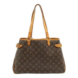 Louis Vuitton Brown Vinyl Shoulder Bag Tote Bag (Pre-Owned)