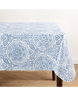 Elrene Savannah Boho Paisley Printed Vinyl Indoor/Outdoor Tablecloth