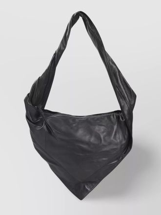 Christophe Lemaire sling strap leather bag