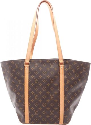 Louis Vuitton Brown Monogram Pvc Leather Tote Bag (Pre-Owned)