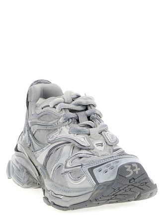 Balenciaga Womens Gray Polyethylene Athletic Sneakers