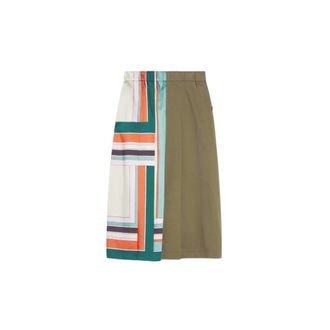 Max Mara Dames, Rokken, Veelkleurig, Maat: L Gabardine