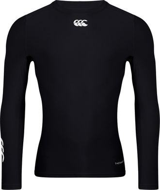 Canterbury Of New Zealand Heren Thermoreg Top met lange mouwen (Zwart)