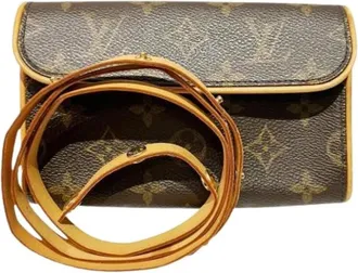 Louis Vuitton Pre-owned Pochette Shoulder Bag - Dames - Vintage Heuptassen - Bruin - ONE Size - Vintage