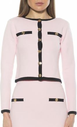 Alexia Admor Maia Knit Cardigan in Pink at Nordstrom Rack, Size Large