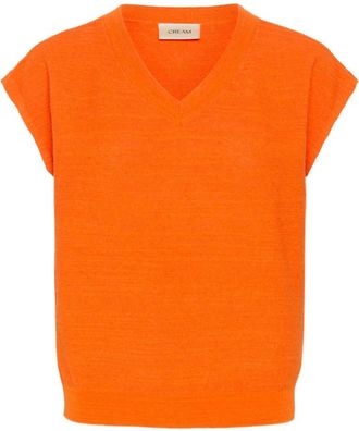 Cream Prendas de punto - Knitwear - Mujer - Naranja - XL
