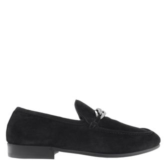 Jimmy Choo London Marti Reverse Velvet Suede Loafers