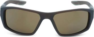 Nike Occhiali da sole Brazen Shadow rettangolari - Marrone