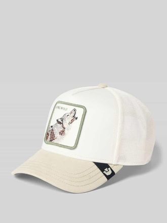 Goorin Brothers Trucker Cap mit Stitching Modell Suede Wolf in Sand, Gr&ouml;&szlig;e 1