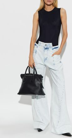 Maison Margiela Wide-leg Jeans, Womens, Light Blue