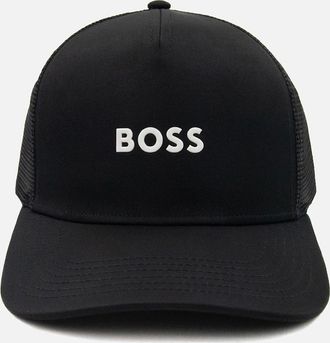 HUGO BOSS Mens Hugo Boss Elliot Logo Mesh Cap Black 001 - Size: OS