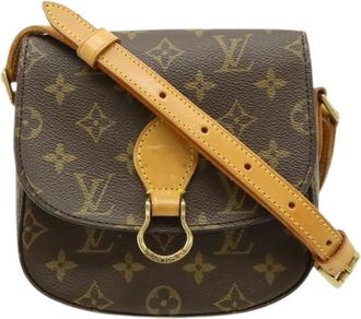 Louis Vuitton Pre-owned Cross Body Bags, male, Brown, Size: ONE SIZE Pre-owned Monogram Mini Saint Cloud Crossbody Bag