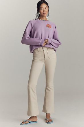 Mother The Patch Pocket Weekender High-Rise Flare Jeans