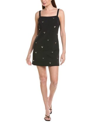 Milly Milly Colette Heart Applique Mini Dress