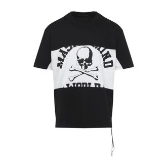 MASTERMIND WORLD T-Shirts, male, Black, Size: XL Horizontal Blocket T-shirt