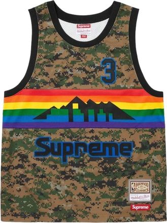 SUPREME x Mitchell & Ness SS26 Teams Basketball Jersey Digi Camo SUP-SS26-284-CMO