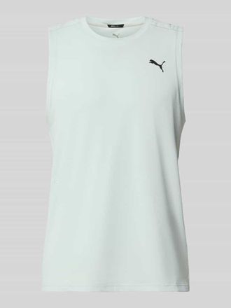 Puma Regular Fit Sport-T-Shirt mit Logo-Print Modell PWRMODE in Mint, Gr&ouml;&szlig;e XXL