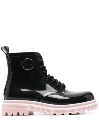 Viktor & Rolf Coturno Couture boots - unisex - PVC/PVC/PVC - 37.5 - Black