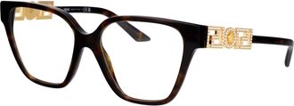 Versace 0VE3358B Havana Acetate Eyeglasses - Havana
