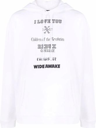 Raf Simons I Love You Hoodie - Heren - Hoodies - Wit - L - Hoodies & sweatvesten