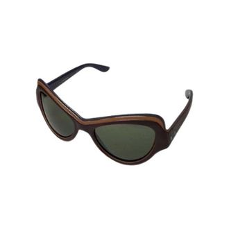 Saint Laurent Pre-owned Accessories, male, Red, Size: ONE SIZE Pre-owned Vintage Sunglasses