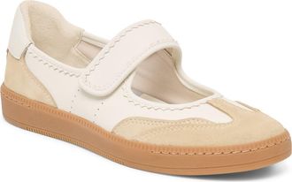 Dolce Vita Nanet Mary Jane Flat in Ivory Mulighti Leather at Nordstrom, Size 7.5