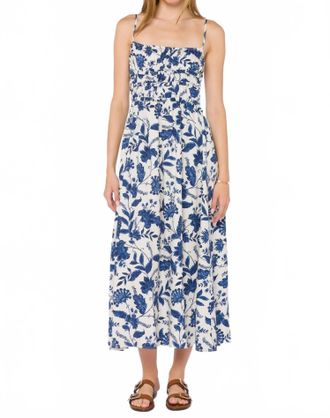 Velvet Heart Tanella Floral Dress In Blue