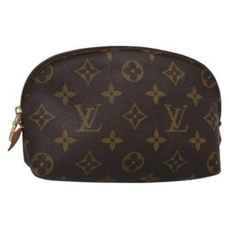 Louis Vuitton Pre-owned Canvas pouches - Dames - Pre-owned - Bruin - Maat: ONE Size Leer