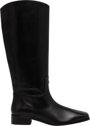 Patrizia Pepe Schoenen > Laarzen > Hoge Laarzen - Dames - Hoge Laarzen - Zwart - 38 EU - Leer - Schoenen