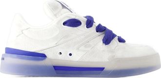 Dolce & Gabbana New Roma Sneakers - Heren - Schoenen - Wit - Maat: 44 EU Leer