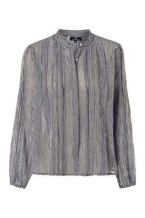 Mart Visser Eli Print Blouse Navy / Off White