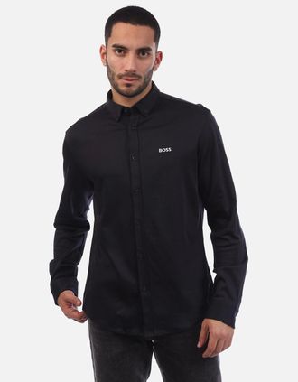 HUGO BOSS Mens B Motion L Regular Fit Shirt - B Motion L Shirt - Navy - Size: Regular/36