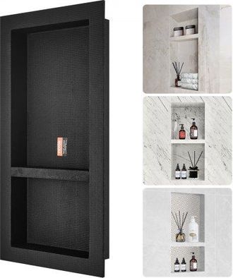 OEM Wandnische 10x40,64x81,28cm Duschnische Nische Befliesbar Doppellagig Wasserdicht Nischeneinbau R&uuml;ckwandmaterial (xps, Holz, Zement) Geeignet F&uuml;r Bade