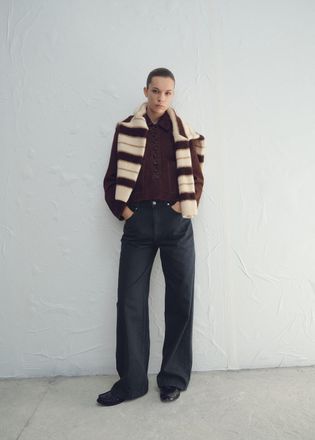 Mango Jeans diritti vita media grigio antracite - Donna - 36 - MANGO