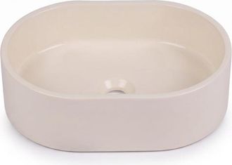 Saniclass Torino Fontein - 40x28x12cm - solid surface - off-white
