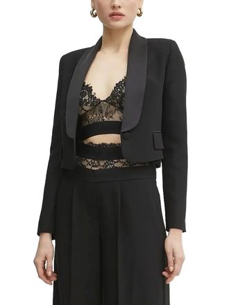 Ermanno Scervino Jack met satijnen revers - Zwart